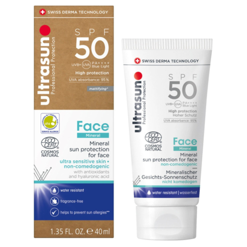 ULTRASUN FACE MINERAL SUNSCREEN SPF50+ 40ML