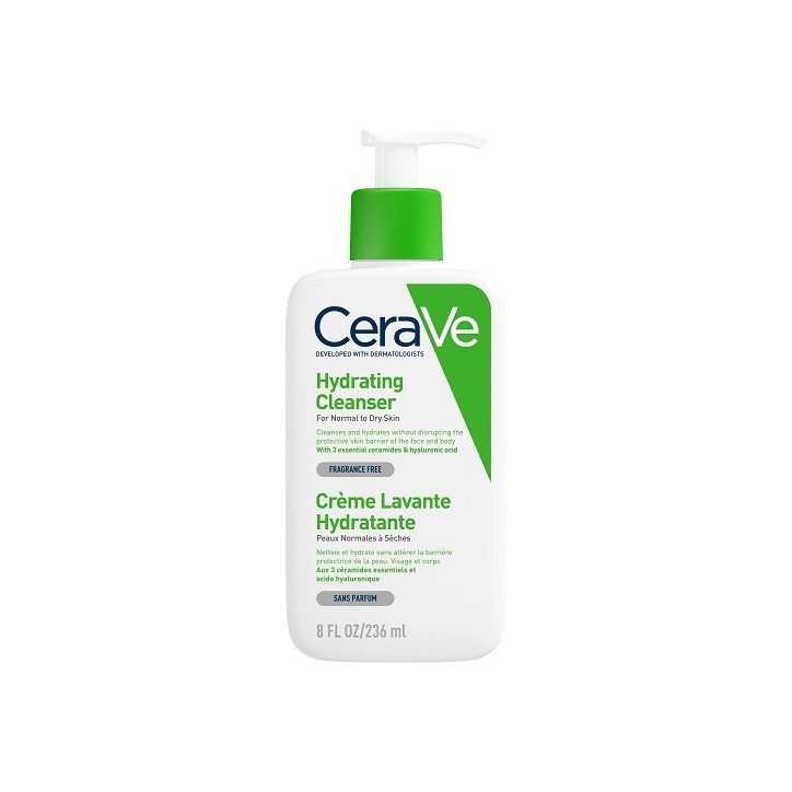 CERAVE CRÈME LAVANTE HYDRATANTE 236 ML