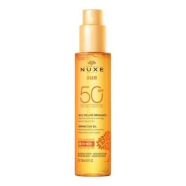 NUXE SUN HUILE SOLAIRE BRONZANTE SPF50
