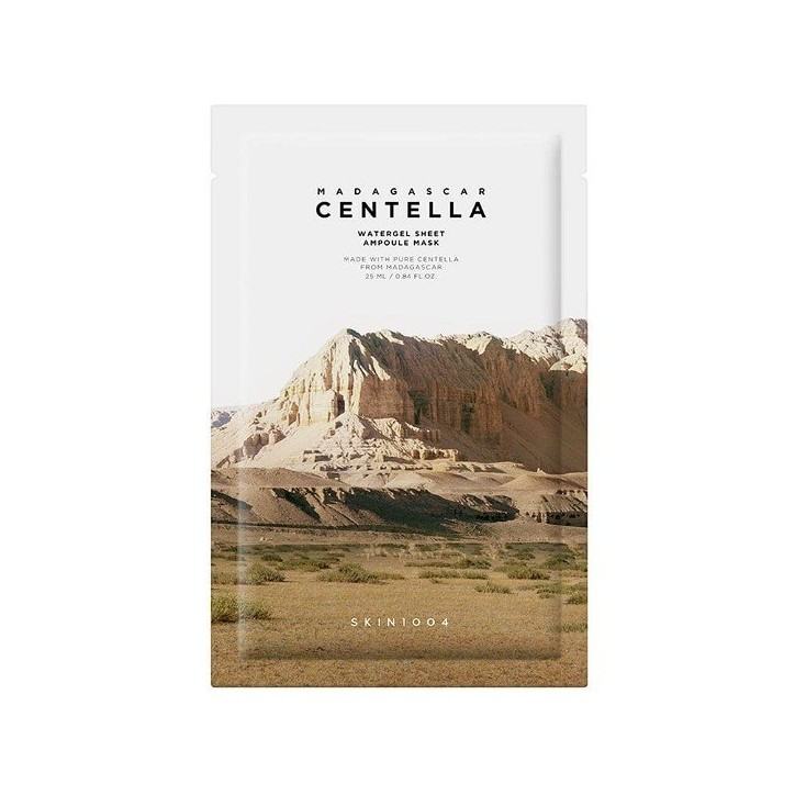 SKIN1004 MADAGASCAR CENTELLA MASQUE AMPOULE EN FEUILLE D'AQUARELLE