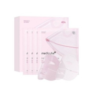 MEDICUBE BOÎTE DE MASQUE EN GEL DE COLLAGÈNE ROSE PDRN