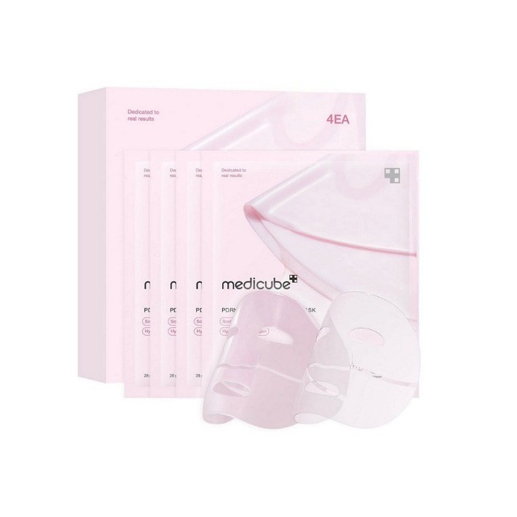 MEDICUBE BOÎTE DE MASQUE EN GEL DE COLLAGÈNE ROSE PDRN