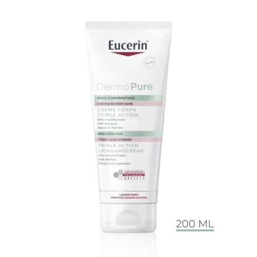 EUCERIN DERMOPURE CRÈME CORPS TRIPLE ACTION