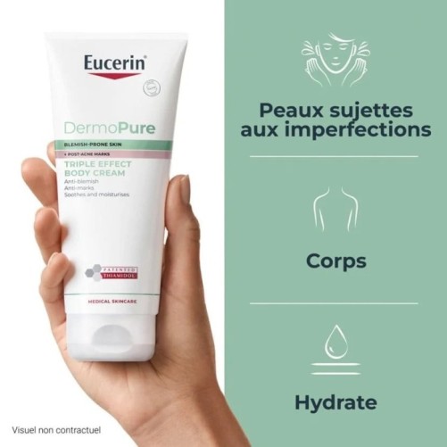 EUCERIN DERMOPURE CRÈME CORPS TRIPLE ACTION