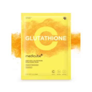 MEDICUBE MASQUE ÉCLAIRCISSANT AU GLUTATHION DEEP VITA C