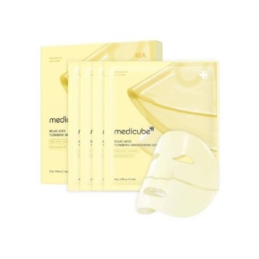 MEDICUBE MASQUE GEL ÉCLAIRCISSANT À L'ACIDE KOJIQUE ET AU CURCUMA MEDICUBE MASQUE GEL ÉCLAIRCISSANT À L'ACIDE KOJIQUE ET AU CURCUMA