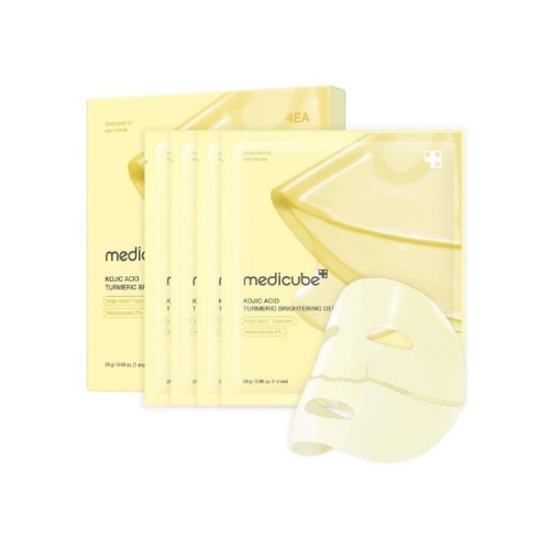 MEDICUBE MASQUE GEL ÉCLAIRCISSANT À L'ACIDE KOJIQUE ET AU CURCUMA