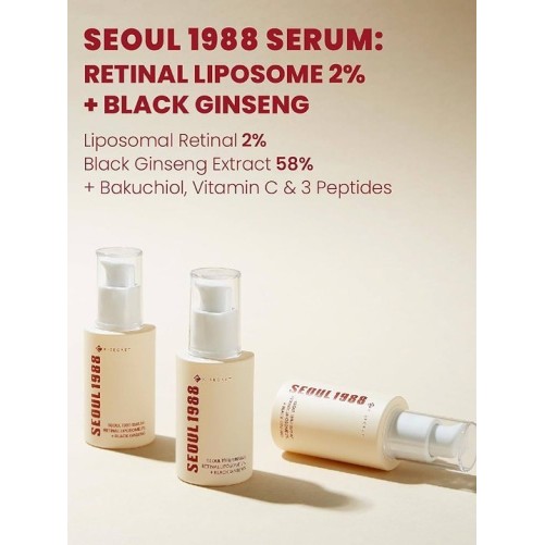 SEOUL 1988 SÉRUM LIPOSOME RÉTINIEN 2% + GINSENG NOIR