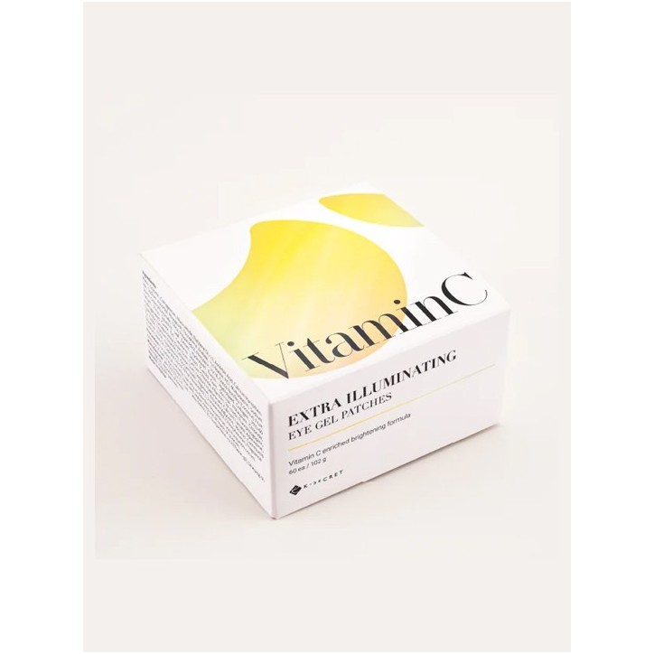 KSECRET PATCHS DE GEL EXTRA ÉCLAIRCISSANTS POUR LES YEUX (VITAMINE C)