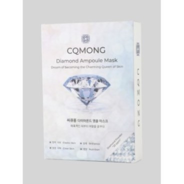 CQMONG PACK DE MASQUES EN FEUILLE D'AMPOULE DIAMANTÉES (10)
