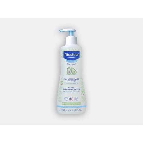 MUSTELA EAU NETTOYANTE BÉBÉ SANS RINÇAGE À L'AVOCAT BIO