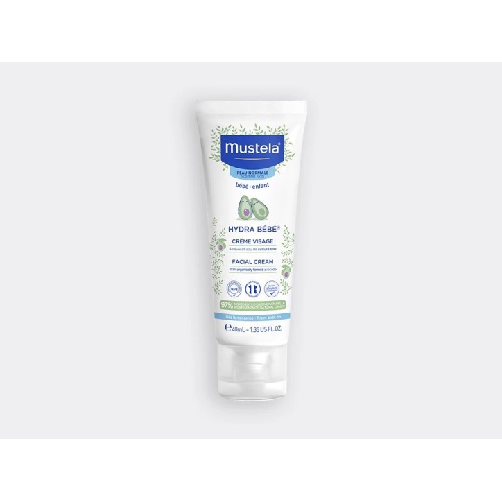 MUSTELA CRÈME VISAGE HYDRA BÉBÉ À L'AVOCAT BIO