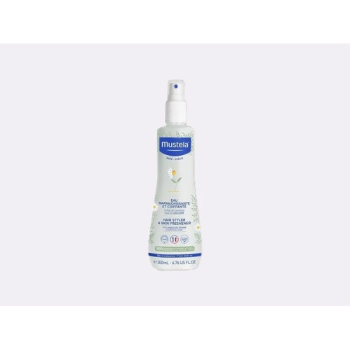 MUSTELA EAU RAFRAÎCHISSANTE ET COIFFANTE BÉBÉ À L'EAU DE CAMOMILLE BIO