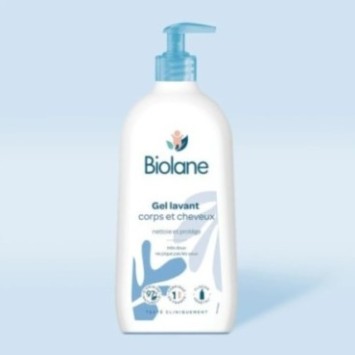 BIOLANE GEL LAVANT CORPS ET CHEVEUX 2 EN 1 350ML