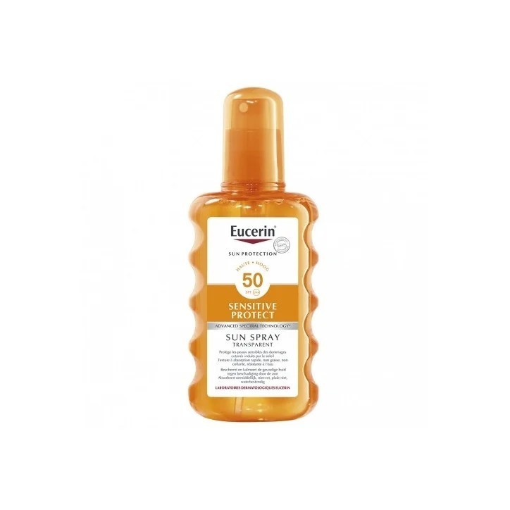 EUCERIN SUN SENSITIVE PROTECT SPRAY TRANSPARENT SPF50 200ML