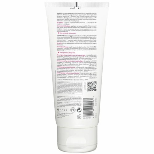 BIODERMA SENSIBIO DS+ GEL NETTOYANT PEAUX SENSIBLES 200ML