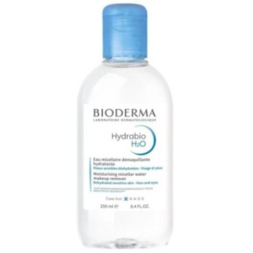 BIODERMA HYDRABIO H2O SOLUTION MICELLAIRE PEAUX SENSIBLES 250ML