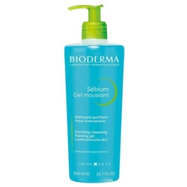 BIODERMA SÉBIUM GEL MOUSSANT PURIFIANT 500ML BIODERMA SÉBIUM GEL MOUSSANT PURIFIANT 500ML