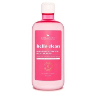 BIOBALANCE HELLO CLEAN EAU MICELLAIRE HYDRATANTE HYALURONIQUE 500ML BIOBALANCE HELLO CLEAN EAU MICELLAIRE HYDRATANTE HYALURONIQUE 500ML