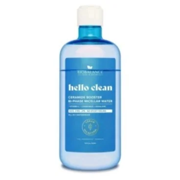 BIOBALANCE HELLO CLEAN BOOSTER DE CÉRAMIDE EAU MICELLAIRE BIPHASEE 500ML