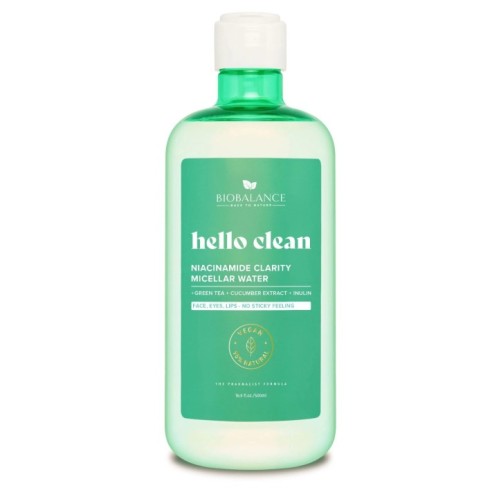 BIOBALANCE HELLO CLEAN NIACINAMIDE EAU MICELLAIRE CLARTÉ 500ML