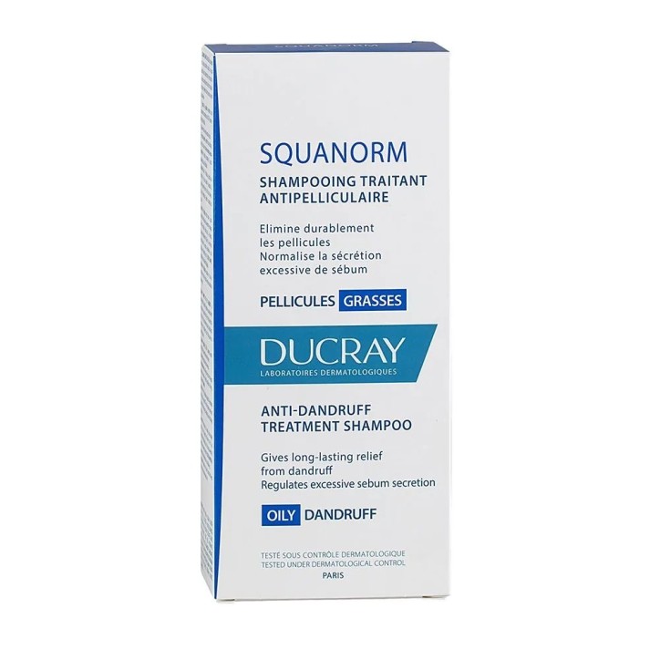 DUCRAY SQUANORM SHAMPOOING PELLICULES GRASSES 200ML
