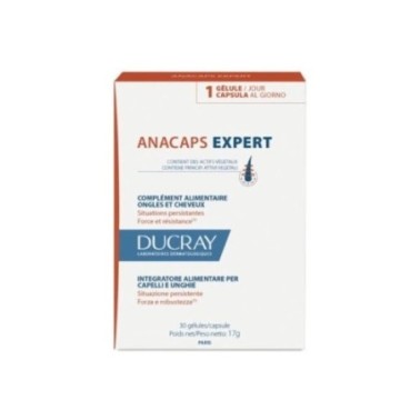 DUCRAY ANACAPS EXPERT CHUTE DE CHEVEUX CHRONIQUE 30 GÉLULES