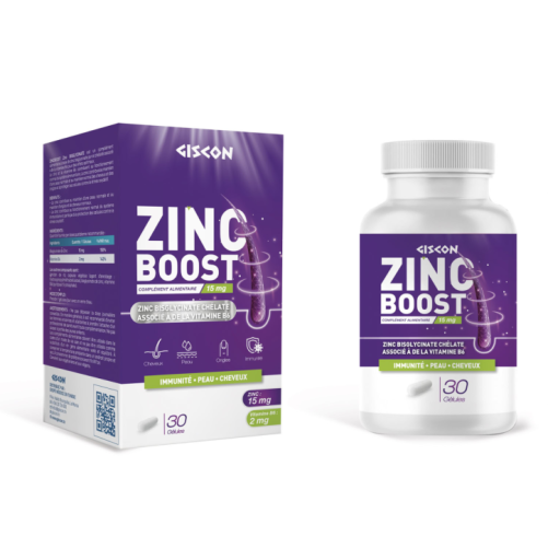 ZINC BOOST ZINC BISGLYCINATE 30 GELULES