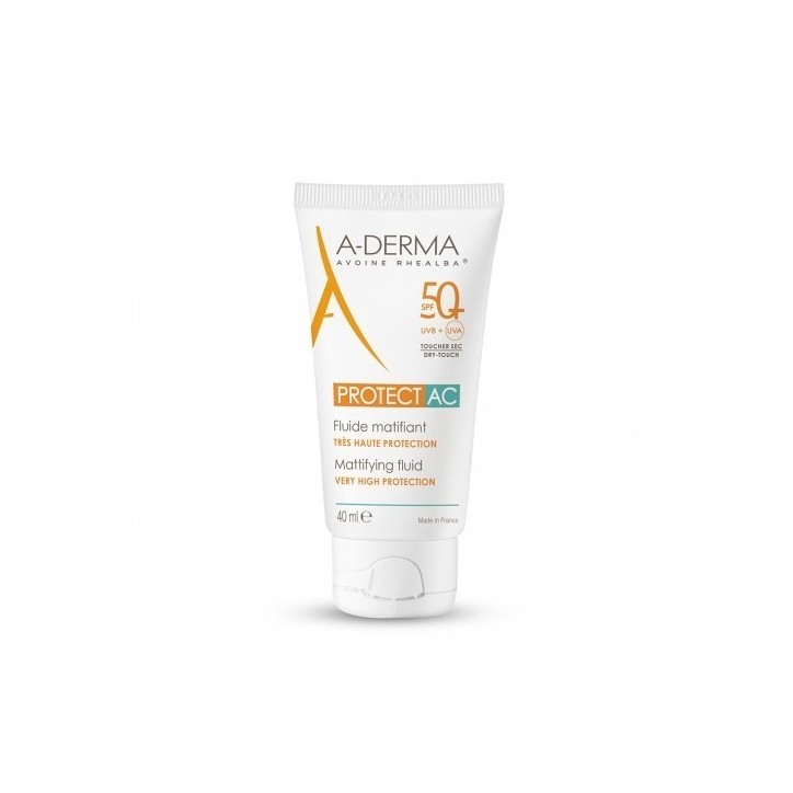 A-DERMA PROTECT AC FLUIDE MATIFIANT SPF50+ 40ML