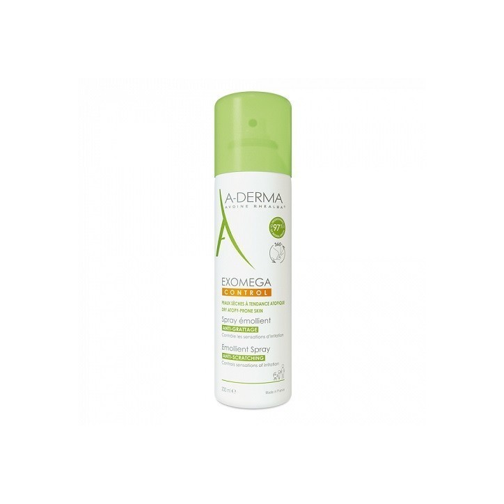 A-DERMA SPRAY EXOMEGA CONTROL EMOLLIENT ANTI-GRATTAGE PEAUX SECHES 200ML