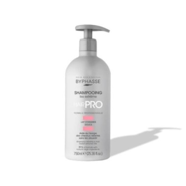 BYPHASSE SHAMPOOING LISS EXTREME CHEVEUX REBELLES 750ML