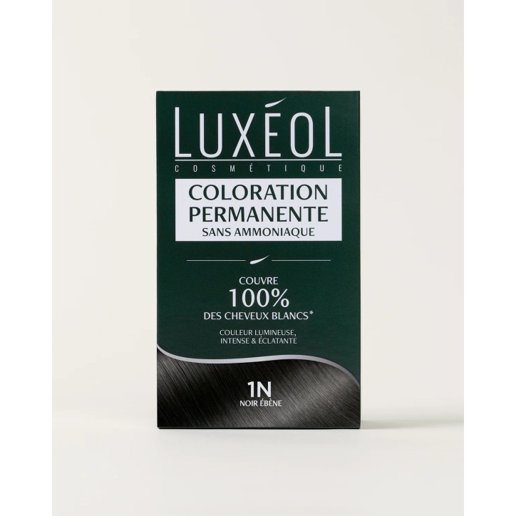 LUXÉOL COLORATION NOIR ÉBÈNE 1N