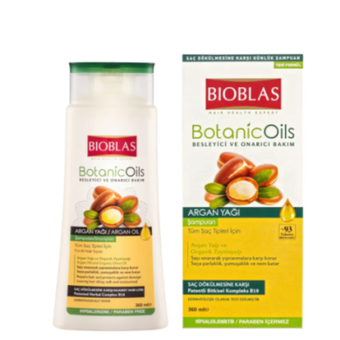 BIOBLAS BOTANICOILS SHAMPOOING A LHUILE DARGAN 360 ML