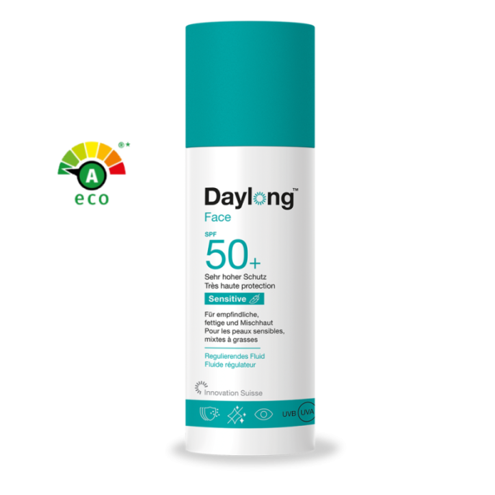 DAYLONG FACE SENSITIVE FLUIDE REGULATEUR SPF50+ 50ML
