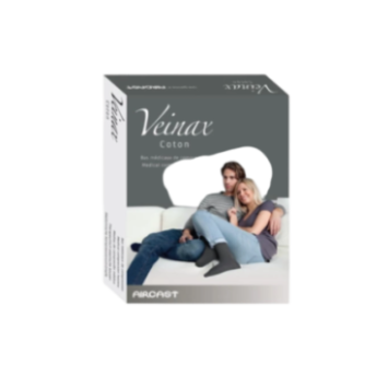 VEINAX HOMME CHAUSSETTE DE CONTENTION COTON CLASSE 2