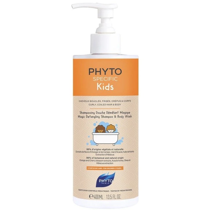 PHYTO PHYTOSPECIFIC KIDS SHAMPOOING DOUCHE DÉMÊLANT MAGIQUE 400ML