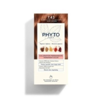 PHYTO COLORATION PHYTO 7.43 BLOND CUIVRÉ DORÉ