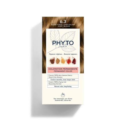 PHYTO COLORATION PHYTO 6.3 BLOND FONCÉ DORÉ