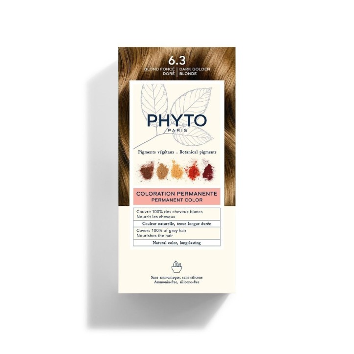 PHYTO COLORATION PHYTO 6.3 BLOND FONCÉ DORÉ