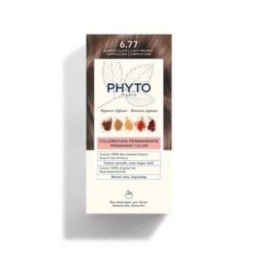 PHYTO COLORATION PHYTO 6.77 MARRON CLAIR CAPPUCCINO