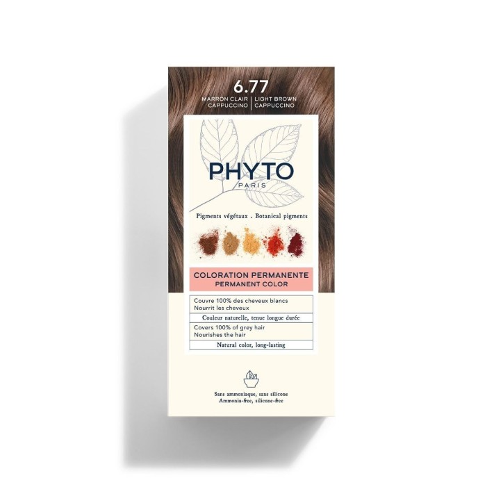PHYTO COLORATION PHYTO 6.77 MARRON CLAIR CAPPUCCINO