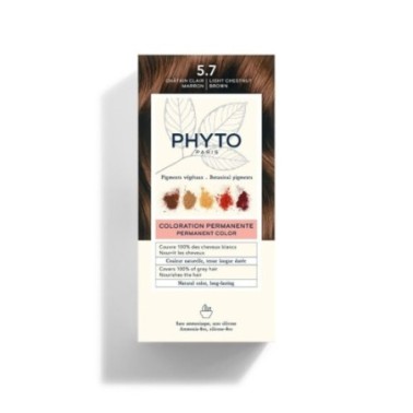 PHYTO COLORATION PHYTO 5.7 CHÂTAIN CLAIR MARRON PHYTO COLORATION PHYTO 5.7 CHÂTAIN CLAIR MARRON