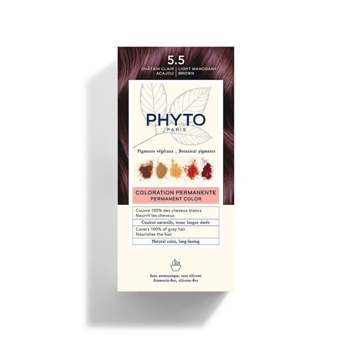 PHYTO COLORATION PHYTO 5.5 CHÂTAIN CLAIR ACAJOU