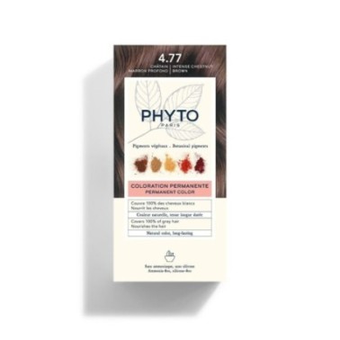 PHYTO COLORATION PHYTO 4.77 CHÂTAIN MARRON PROFOND PHYTO COLORATION PHYTO 4.77 CHÂTAIN MARRON PROFOND