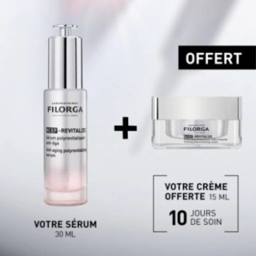 FILORGA COFFRET NCEF -REVITALIZE SERUM POLYREVITALISANT 30ML+CREME RAFFERMISSANTE 15ML (OFFERT)