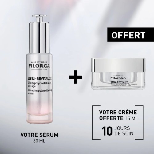 FILORGA COFFRET NCEF -REVITALIZE SERUM POLYREVITALISANT 30ML+CREME RAFFERMISSANTE 15ML (OFFERT)