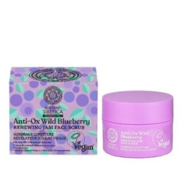 NATURA SIBERICA BLUEBERRY ANTI OX WILD BLUEBERRY GOMMAGE CONFITURE REVELATEUR D'ECLAT VISAGE 50ML NATURA SIBERICA BLUEBERRY ANTI OX WILD BLUEBERRY GOMMAGE CONFITURE REVELATEUR D'ECLAT VISAGE 50ML