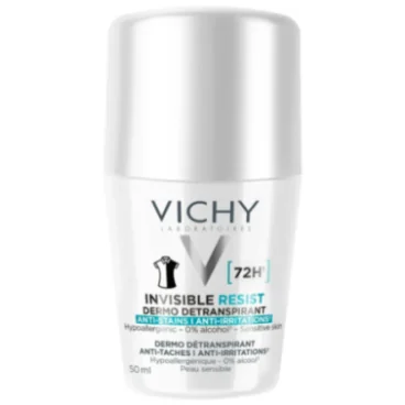 VICHY DEODORANT INVISIBLE RESIST DERMO-DETRANSPIRANT 72H 50ML
