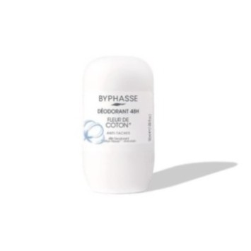 BYPHASSE DEODORANT ROLL ON ANTI TACHES FLEUR DE COTON 50ML