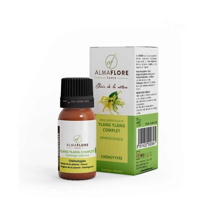 ALMAFLORE HUILE ESSENTIELLE YLANG YLANG COMPLET 10ML